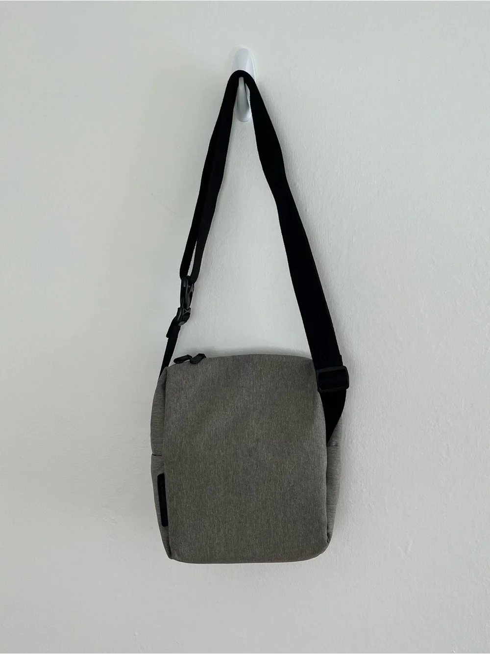 Cote & Ciel Shoulder Bag EcoYarn Grey Small Square Fabric Lined Discontinued
